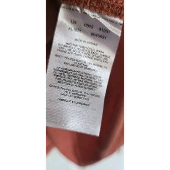 Columbia Sleeveless Tank Top Dress Womens Size Large L Peach Midi Modest Comfy - Picture 6 of 10